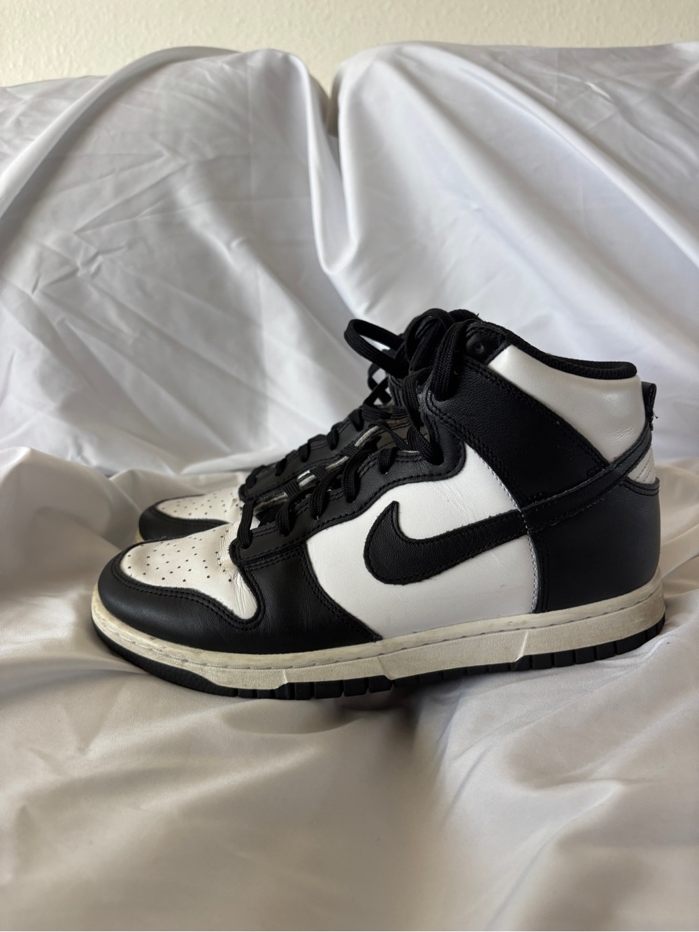 Nike Black and White High-Top Dunks